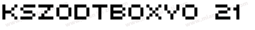 KSZODTBOXY0 21 0字体转换